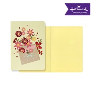 Hallmark Greeting Card (FLOWERS INSIDE AN ENVELOPE - BLANK CARD) with Envelope 18cm x 13cm