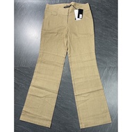 Beverly Hills polo club Bell-Bottom Pants Linen Woman Brown