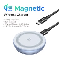 【Magflow 】UGREEN Uno Qi2 25W Magnetic Wireless Charger with Built-in Portable Stand+1m 60W USB C Cab