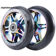 2Pcs Electric Scooter Wheel Scooter Replacement Wheels With Bearing Stunt Scooter Pu Wheels Scooter 