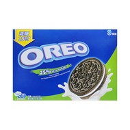 OREO 奧利奧 夾心餅乾 減糖25% 減甜 香草口味  386.4g  1盒
