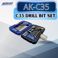 AKAIDO 35PCS DRILL & BIT SET C35