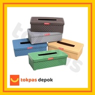 NEWs Rato Small Plastic Tissue Box Woven Lion Star TR 12 Tissue box