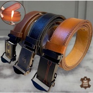 Men's Genuine Leather Belt with Clip-On Buckle Men's Genuine Leather Belt/ Genuine Leather Belt/
