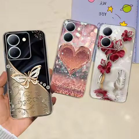 Silicone Soft Back Cover For Vivo Y27s Case For Vivo Y27s V2322 Phone Coques CoverVivo Y78 Y78M Coqu