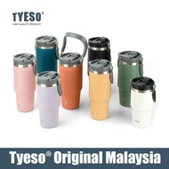 [Authorised] TYESO Tumbler Dengan Pemegang dan Straw Stainless Steel (600ml/750nl/900ml/1050ml/1200m