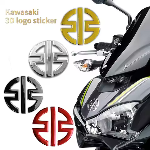 3D Motorcycle Logo Stickers Emblem Badge Decal Tank Wheel for Kawasaki Z800 Z900 Z650 H2 H2R Motorcy