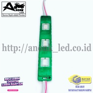 Lampu LED Strip SMD 3 Mata 5730 DC 12Volt | Lampu kolong Motor/Mobil 3Mata | Lampu Led module 3 Mata