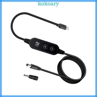 KOK Adjustable Voltages USB C To Dc5525 Charging Cable With 1Connector PD Fast Charging