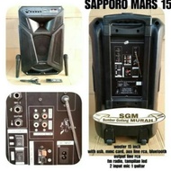 SPEAKER AKTIF 15 INCH PORTABLE SAPPORO MARS 15