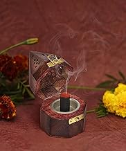 DigiRake Dhoop Holder - Dhoop Agarbatti Stand for Home & Pooja Room, Incense Stick Holder with Ash C