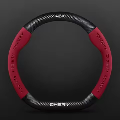 Car buckskin carbon fiber steering wheel cover for Chery Tiggo 8 Arrizo 5 pro gx 5x eQ7 Chery Tiggo 
