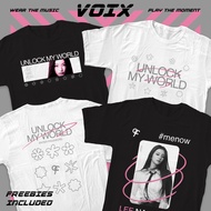 Kpop fromis_9 "Unlock My World ; menow" Tee - Saerom, Hayoung, Jiwon, Jisun, Seoyeon, Chaeyoung, Nag