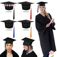 SIRENU Mortarboard Cap, 2024 Happy Graduation Degree Ceremony Graduation Hat, Unisex Graduation Season University High School Party Supplies