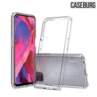 OPPO A74 5G (CPH2197) / A54 5G (CPH2195) CASEBURG Clear Hybrid 雙物料 TPU軟邊保護套 亞加力透明硬底 手機殼Case 5554A