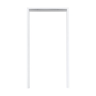 ส่งฟรี! วงกบประตู ขอบเรียบ KING 80X200 ซม. สีขาว DOOR FRAME KING SMOOTH EDGE 80X200CM WHITE มืออาชีพ