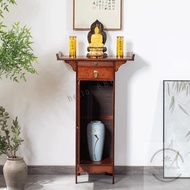 Small Altar With Door Cabinet, Incense Table, Entrance Cabinet, Retro Simple Storage Cabinet, Hallwa