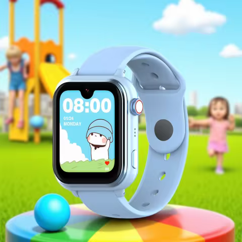 Wonlex KT37 Kids Smart Watch AI Voice Assistant GPS WiFi Location Tracker SOS Alert Video Call Whats