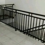 TERLARIS RAILING TANGGA BALKON PAGAR MINIMALIS.GALVANIS . HOLO 4X4. HOLO 2X4 | COD