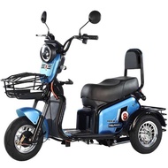 New Mini Electric Tricycle Ebike 3 Wheels 3 seater scooter Skuter elektrik Three wheels adult E bike