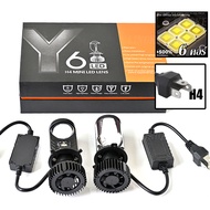 [จัคูปองส่งฟรี40บาท] ของแท้ Y8 รุ่นใหม่2023 1คู่ หลอดไฟหน้าLedมินิโปรเจคเตอร์ รุ่นY8  Y6 ขั้ว H4 RHD