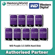 WD Purple Surveillance 3.5" Hard Disk,4TB / 6TB / 8TB. Singapore Local 2 Years Warranty