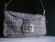 【老時光 OLD-TIME】早期二手老包義大利製FENDI手提包肩背包