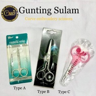 GUNTING SULAM / CURVE EMBROIDERY SCISSORS