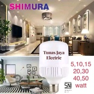 SHIMURA Eco T-Bulb LED Bulb 5W 10W/ 15W/ 20W/ 30W/ 40W/ 50W SNI Standard/