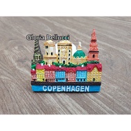 Souvenir By denmark Country copenhagen Fridge magnet Patch