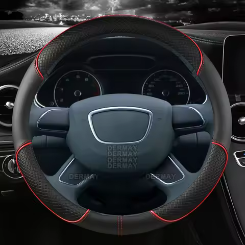 for Audi A6 A5 A4 A4L B6 B7 B8 A3 8V 8P Sportback A2 Car Steering Wheel Cover PU Leather Auto Access
