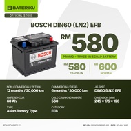 BATERI KERETA | DIN60 | LN2 | EFB | BOSCH