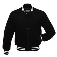 Original All Wool Varsity Letterman Jacket Since 1977 (5 Team Colors) Wool XXS to 6XL,Original