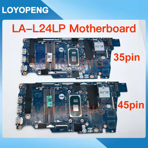 LA-L24LP Motherboard CPU i3 i5 i7 For Dell Inspiron 15 3511 Vostro 15 3520 logic board DDR4 11th Gen