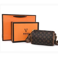 2338 tas vv premium free paper bag and certificate tas selempang wanita import fashion tas sling bag