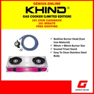 KHIND Double Gas Cooker Stove GC109GS/GC1009
