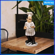 [In Stock] 1x Resin Chef Figurine Statue Ornaments Bar Restaurant Kitchen Cafe Decor Teapot