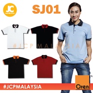 OREN SPORT Unisex Short Sleeve Polo Tee - White / Navy / Black / Red SJ01