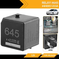 Air Suspension Compressor Pump Relay 4H0951253A #645 Cooling Fan Relay For Audi A3 A4 A5 A6 A7 A8