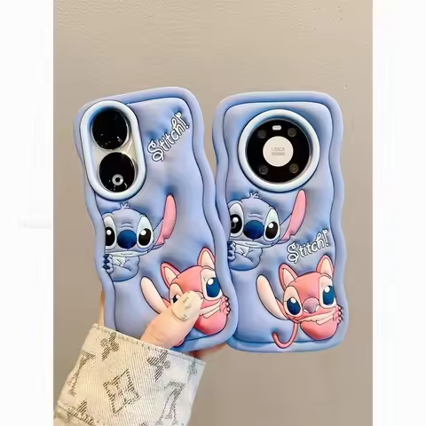 Kawaii Cartoon Stitch Soft Silicone Phone Case For Honor Magic6 Lite Magic 4 5 Lite Honor X9b X9a X3