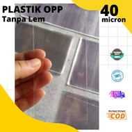 250gr Plastik Opp Kaca Bening Tanpa Perekat Tebal 40 Micron Untuk Kemasan Aksesoris Souvenir Snack