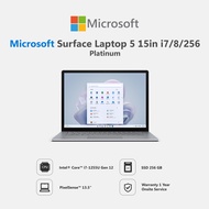 Surface Laptop 5 15in i7/8/256 Platinum