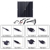 Solar Panel With Dual Usb Ports 50W Black Home Improvement Solar Panel Kit