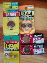 LR41 LR44 CR2025 CR2016 CLR14 电池（可换或购买）