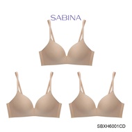 Sabina ซาบีน่า เสื้อชั้นใน INVISIBLE WIRE   SEAMLESS FIT รุ่น Soft Doomm รหัส SBXH6001CD สีเนื้อเข้ม B38/85 One