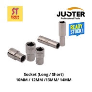 New JUSTER Box Socket 6 Point Short Long / Soket Spana / Ratchet Wrench Socket / Hexagon Socket Box