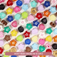 20pcs Cute Luxury Mix Glossy Premium DIY Crafting Button Beads DIY Crafting Accessories