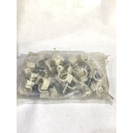 SADDLE CABLE NAILS NO. 7 7mm FIT CABLE NAILS ROUND CABLE CLIPS REGULAR NAILS