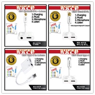 Moxom MX-AX16/17/18/19/20 Compatible for iPhone to 3.5mm Wireless Charge Adapter Audio Adapter Earph