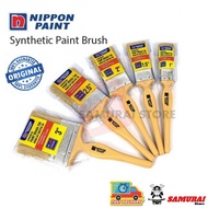 Samurai store - NIPPON Paint 750 HALAL Nylon Synthetic Filament Paint Brush / Cat Berus Size : 1" 1.5" 2" 2.5" 3"